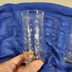 Set Of 3 Crisa 8oz Clear Juice Glasses